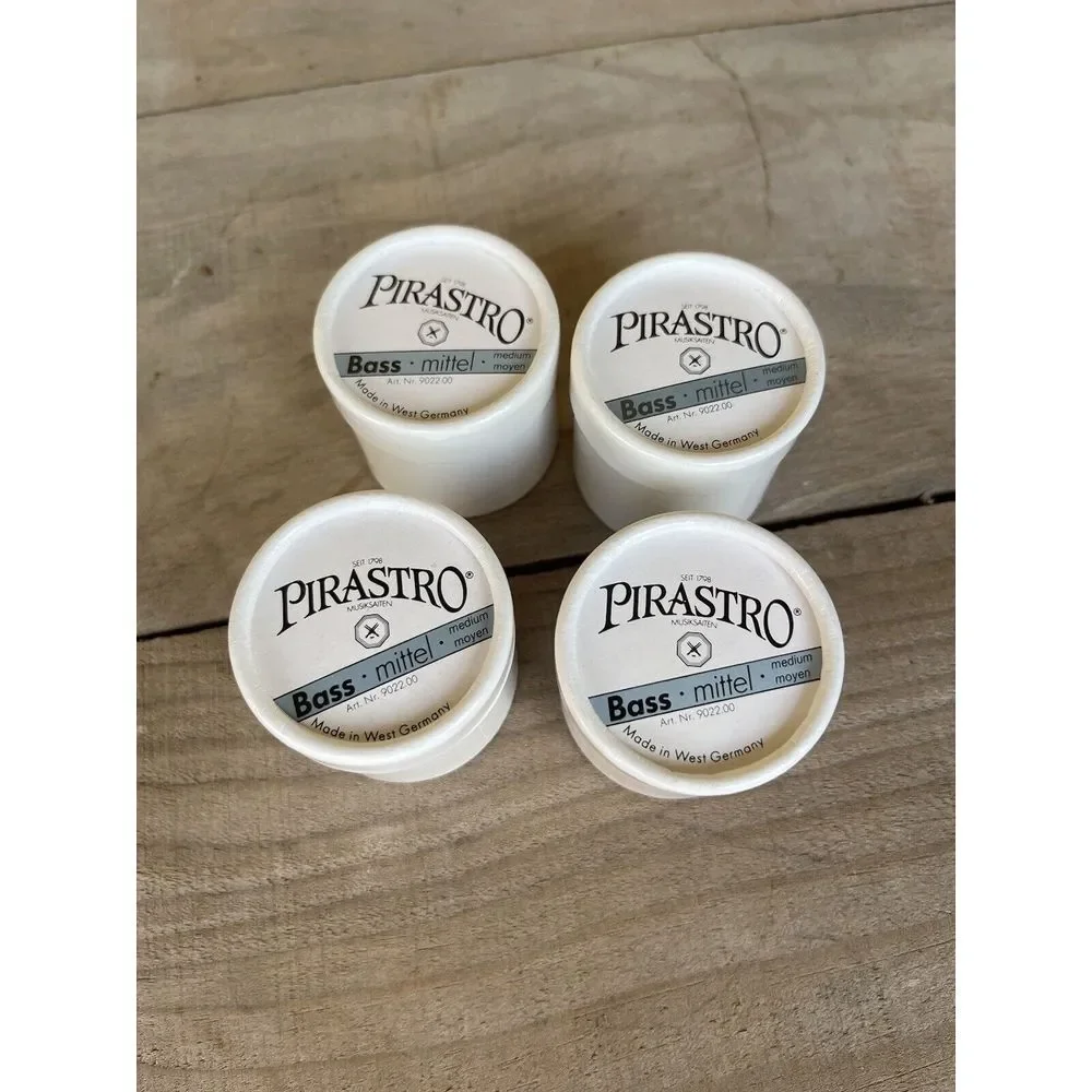Pirastro Bass Mittel, Rosin Medium Celophane Made In West‎ Germany Set Of 4